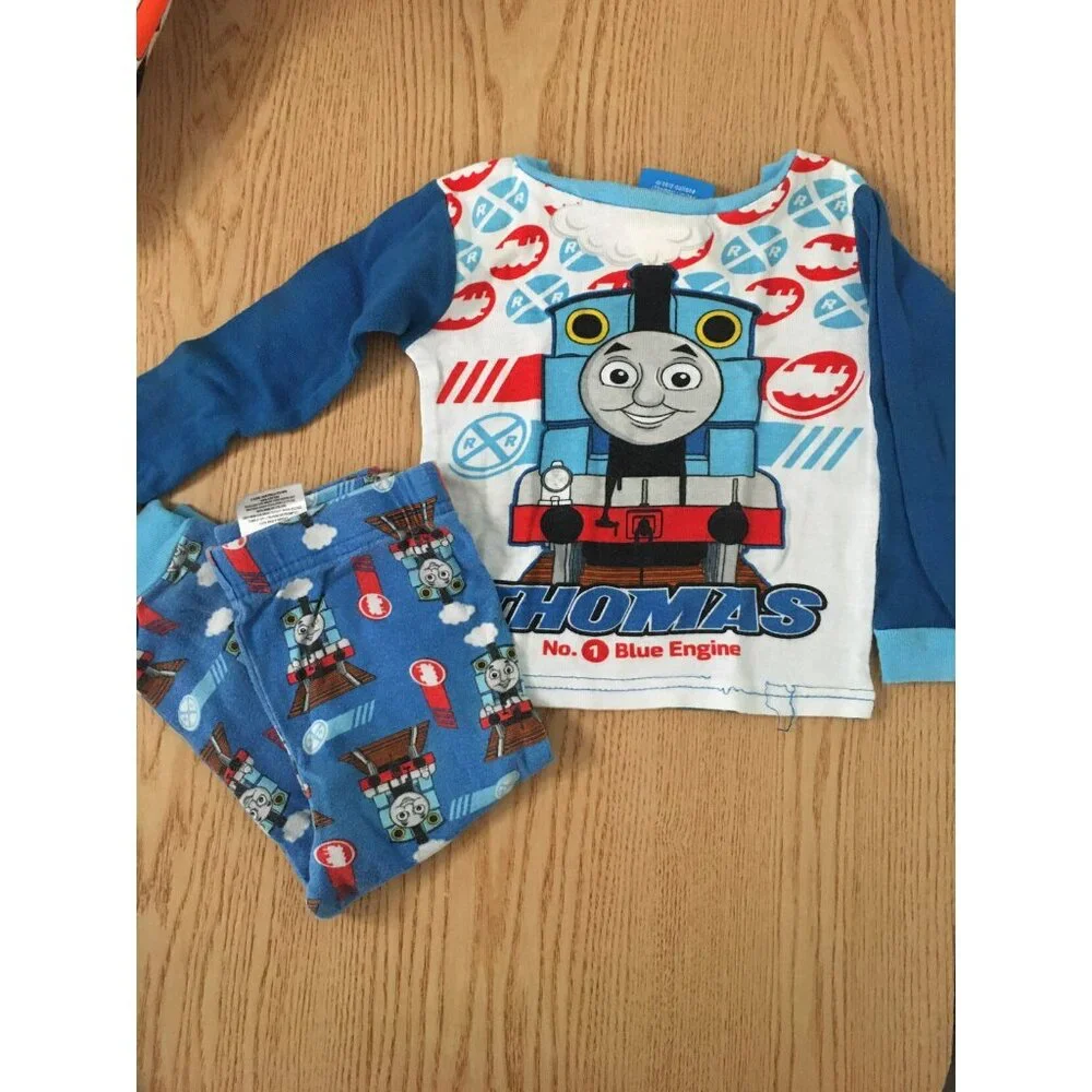 Boys Thomas And Friends 2Pc Pajama Set Size 24 Months